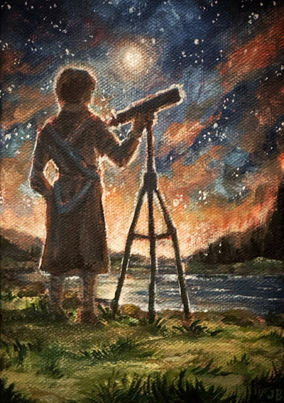 "Astronomer" by Jessica Butler $110