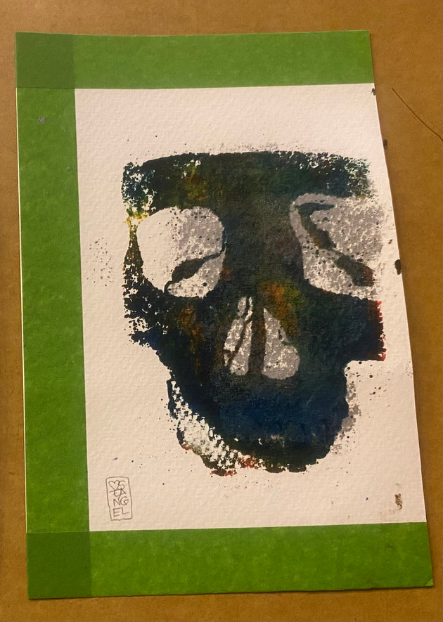 “Death Mask” by Frank Stangel $40