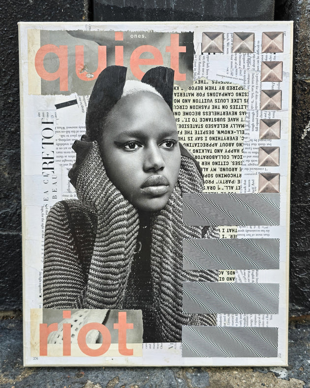 "Quiet Riot" by Kaia Bellanca $100