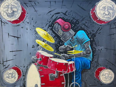 "Funky Drummer" by Chase Fleischman $300