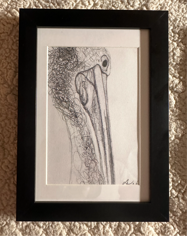 “Big Bird” by Alfonso Apodaca $150