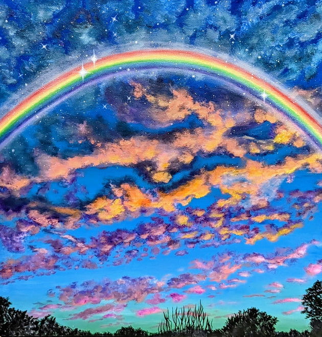 “Rainbow Surprise” by Amy Buyers $150