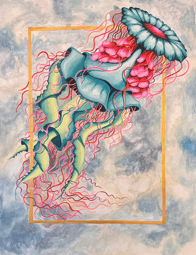 “Flower Jelly” by Sarah Curl-Larson $350