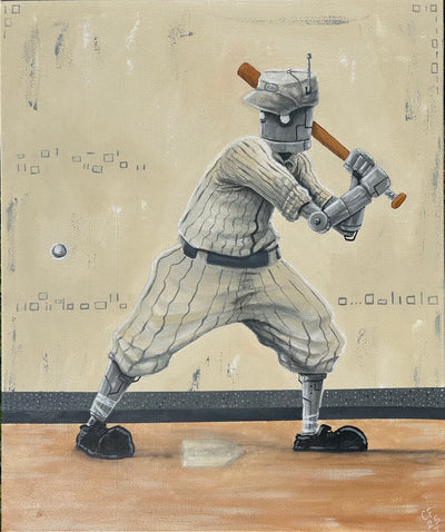 "Baseball Bot" by Chase Fleischman $350