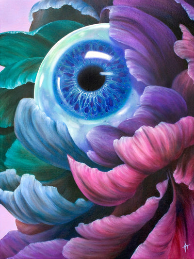 "Budding Perception in Indigo" by Holli Michener $285