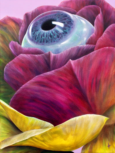 "Budding Perception in Mauve" by Holli Michener $285