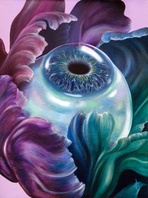 "Budding Perception in Navy" by Holli Michener $185