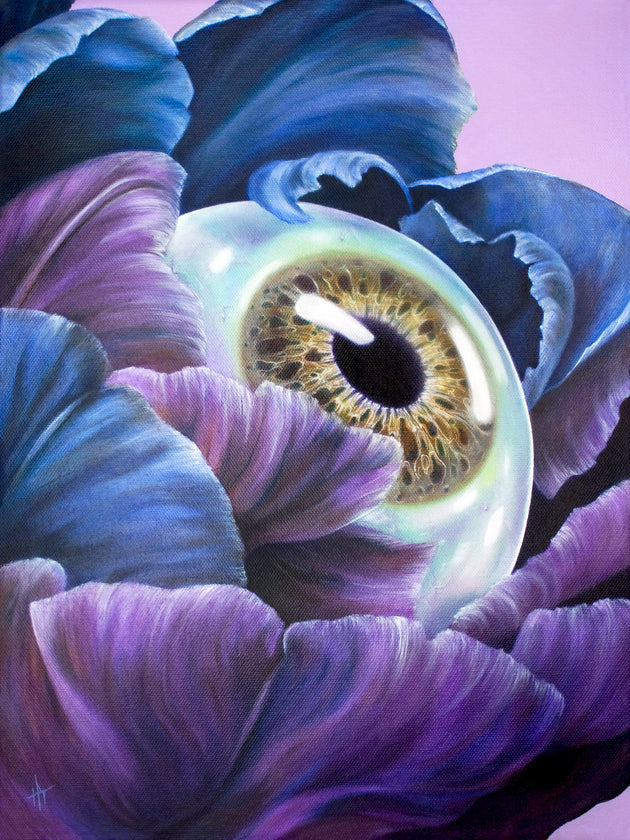 "Budding Perception in Ochre" by Holli Michener $285