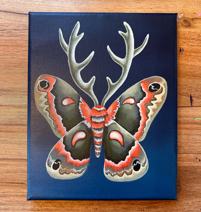 "Ceanothus Moth" by Sarah Curl-Larson $150