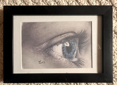 “Side eye” by Alfonso Apodaca $150