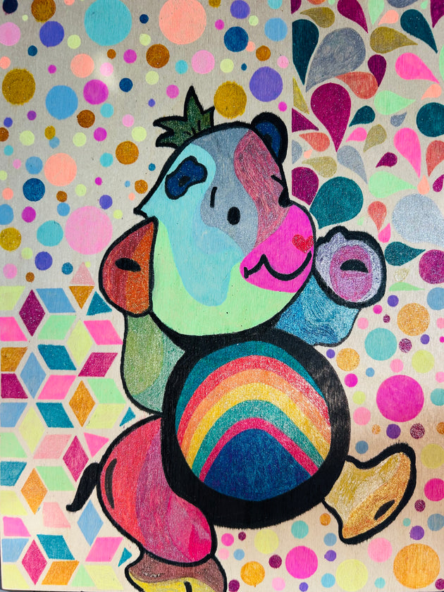 “Cake Bear” by Rochelle Kabilio  $60