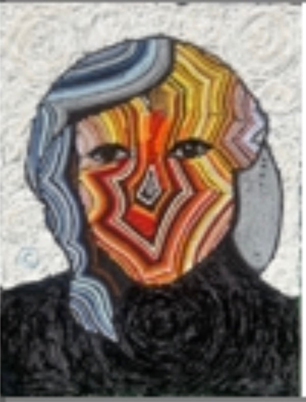 "Eyes of Stone" by Corey Godfrey $450