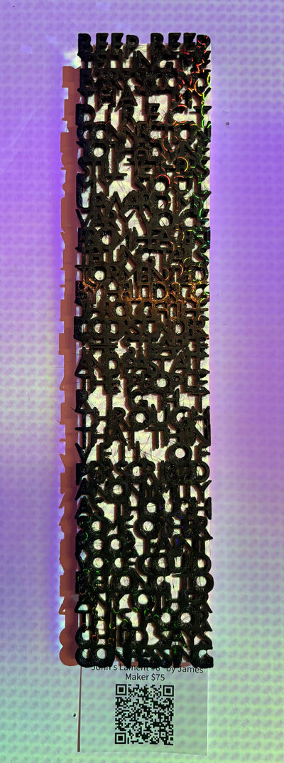 "John's Lament #6" by James Maker $75