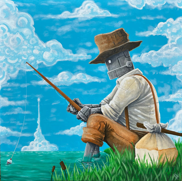 "Gone Fishin' " by Chase Fleischman $600