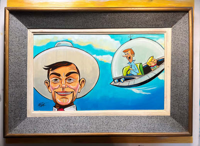 “Big Tex & The Jetsons” by William ‘Bubba’ Flint $200