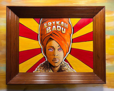 “Erykah Badu“ by William ‘Bubba’ Flint $175