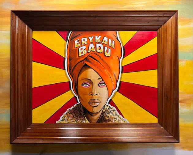 “Erykah Badu“ by William ‘Bubba’ Flint $175