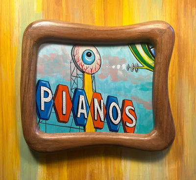 “Piano Sign“ by William ‘Bubba’ Flint $75