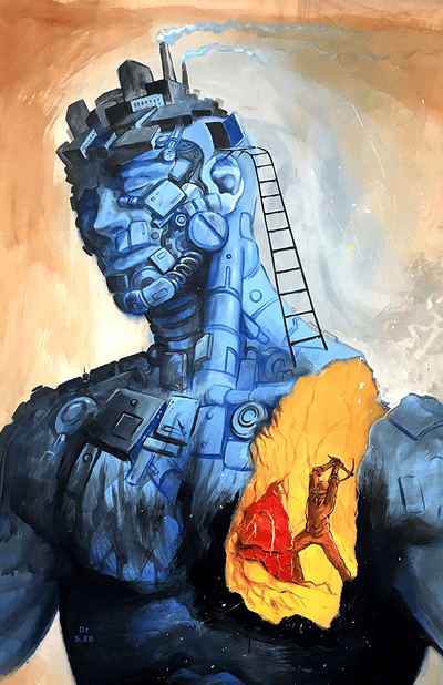 "Excavation" by David Rodriguez $250