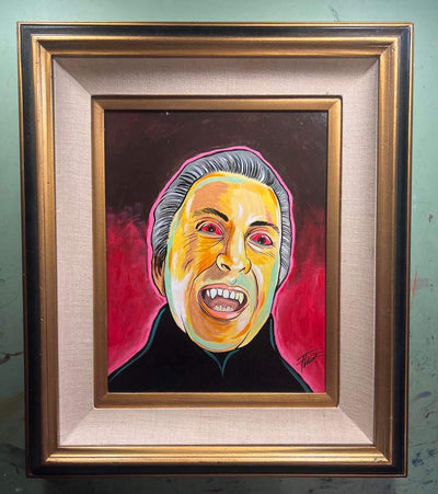 "Christopher Lee as Dracula" by William 'Bubba' Flint $175
