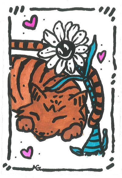 "KITTY LOVE" by Annie Griffeth $65