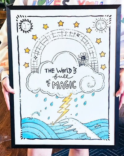 "THE WORLD IS FULL OF MAGIC" by Annie Griffeth $415