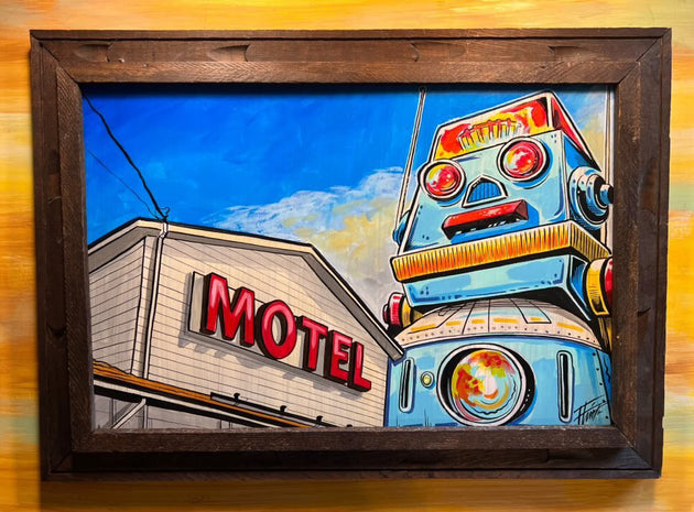 "Rosebud Motel" by William 'Bubba' Flint $175