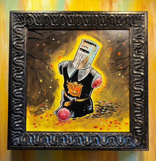 "Black Knight" by William 'Bubba' Flint $150
