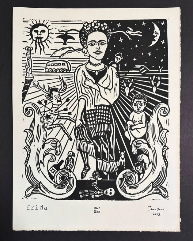 “Frida“ by Jack Daw $75