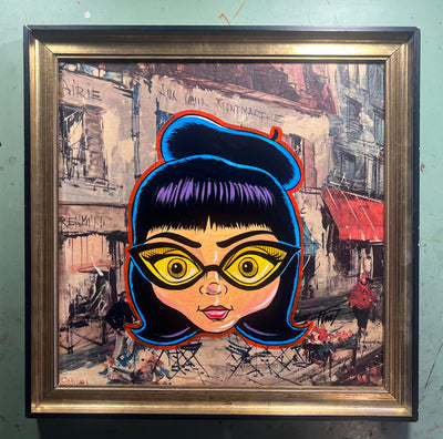 “Beatnik Girl” by William ‘Bubba’ Flint $125