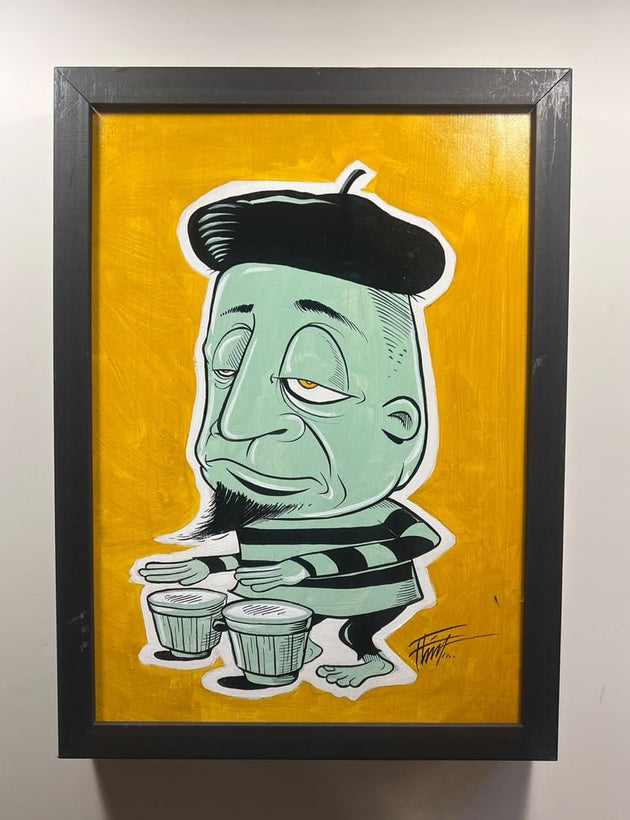 "Beatnick" by William 'Bubba' Flint $150