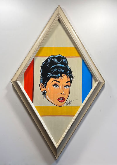 "Audrey Hepburn" by William 'Bubba' Flint $150