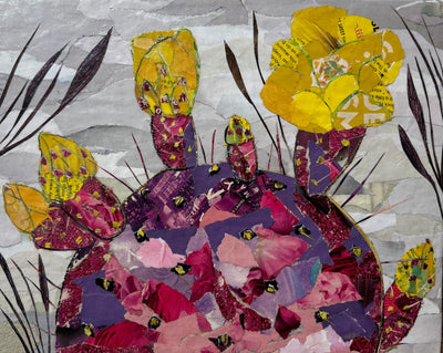 "Purple Prickly Pear" by Lesli Wortham $125