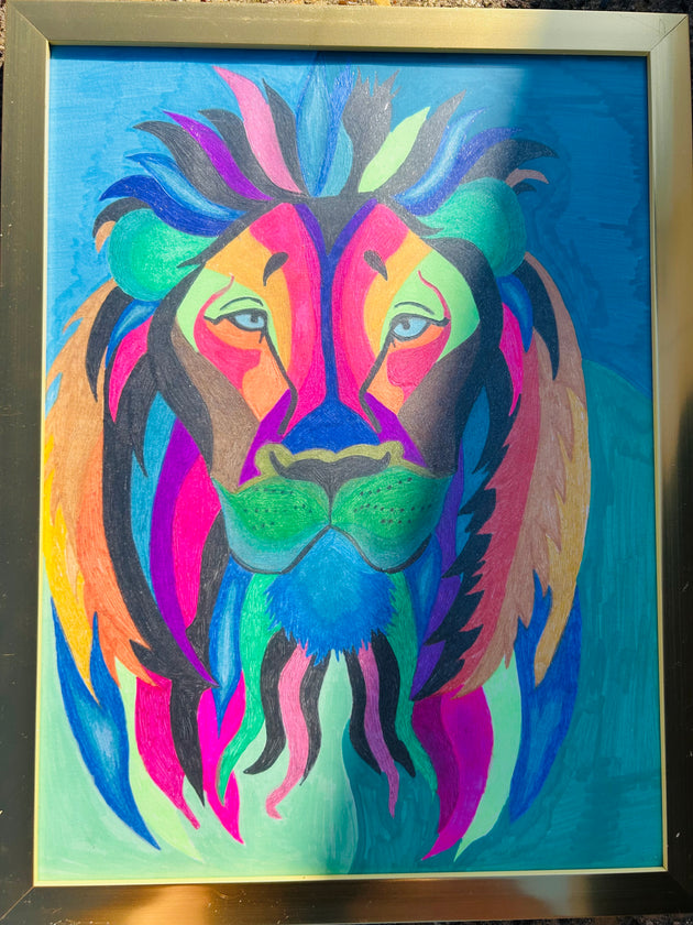 "Lion" by Rochelle Kabilio $50