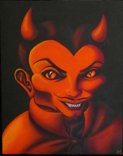 "CHARMING DEVIL" by Amy Sherman $200