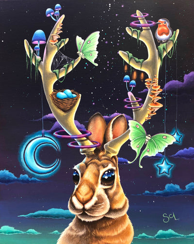 "Night of the Hare" by Sarah Curl-Larson $850