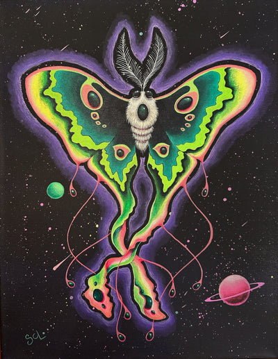 "Space Moth" by Sarah Curl-Larson $450
