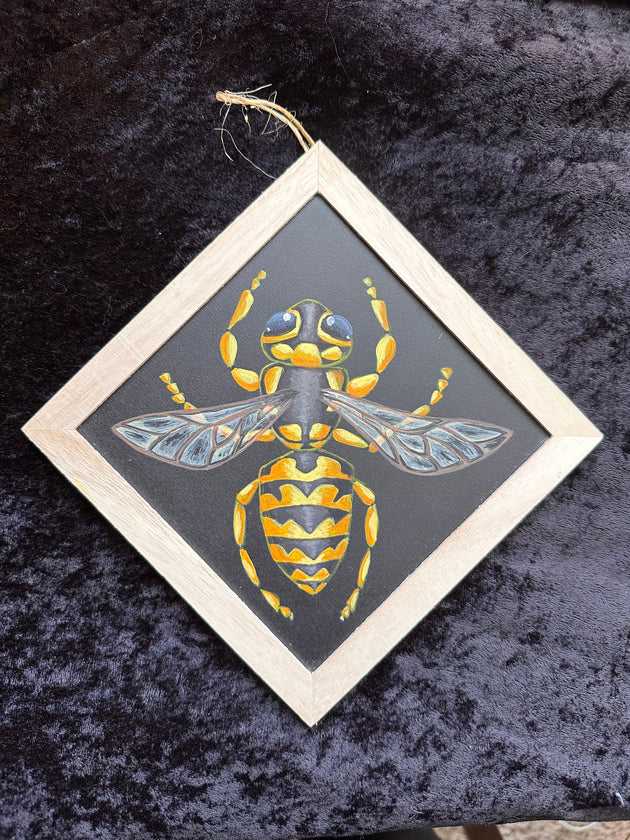 "Yellowjacket" by Sarah Curl-Larson $50