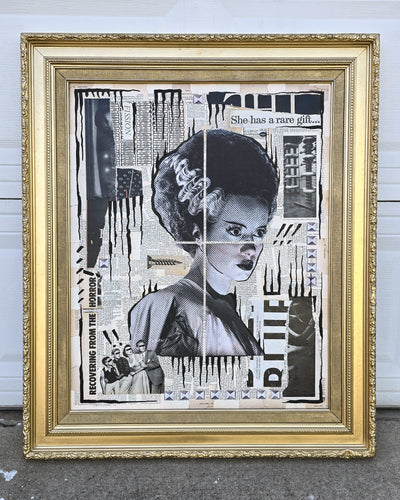 "Bride of Frankenstein" by Kaia Bellanca $400