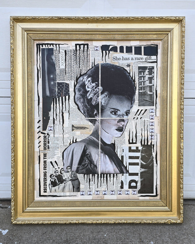 "Bride of Frankenstein" by Kaia Bellanca $400