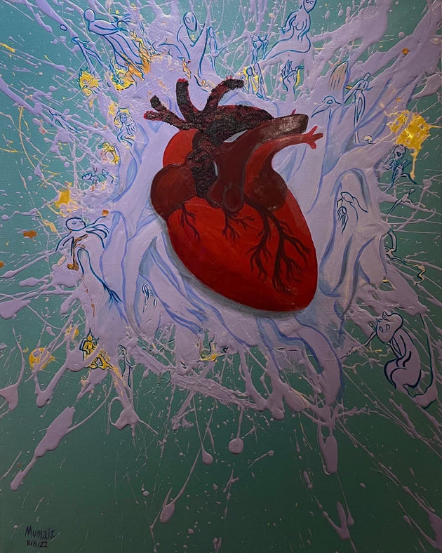 "Fortified Lace-Aorta Heart" by Moe Mumiaz $2,200