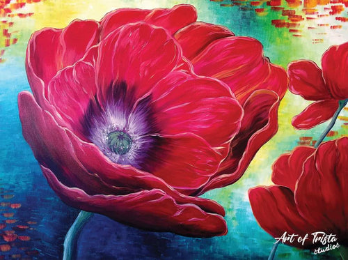 “Energy of Poppies” by Trista Morris $777