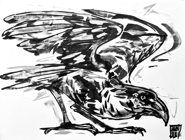 “Old Crow” by Alec DeJesus $400