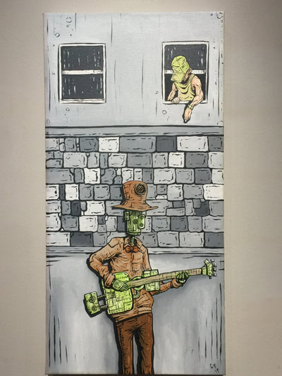"Involuntary Audience" by Chase Fleischman $225