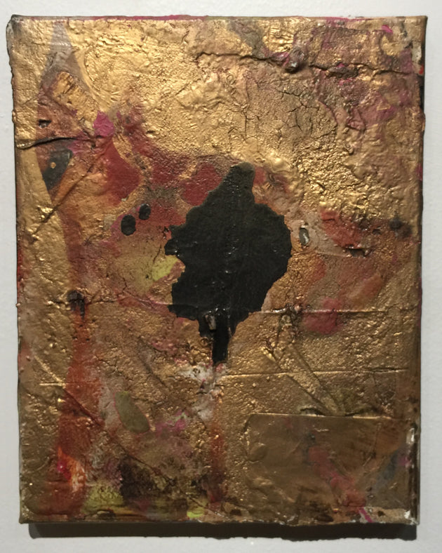 "Pooch on Gold 3" by Scott Dykema  $120