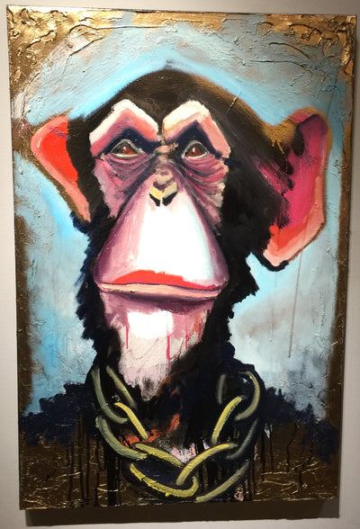 "Ambiguous Chimp" by Scott Dykema  $900