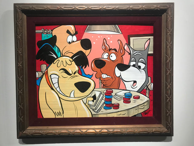 "Dog Party" by William 'Bubba' Flint $195