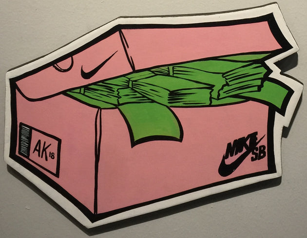 “MOTFK SnkrMoney Box PINK SB Nike” by Raphael Crump