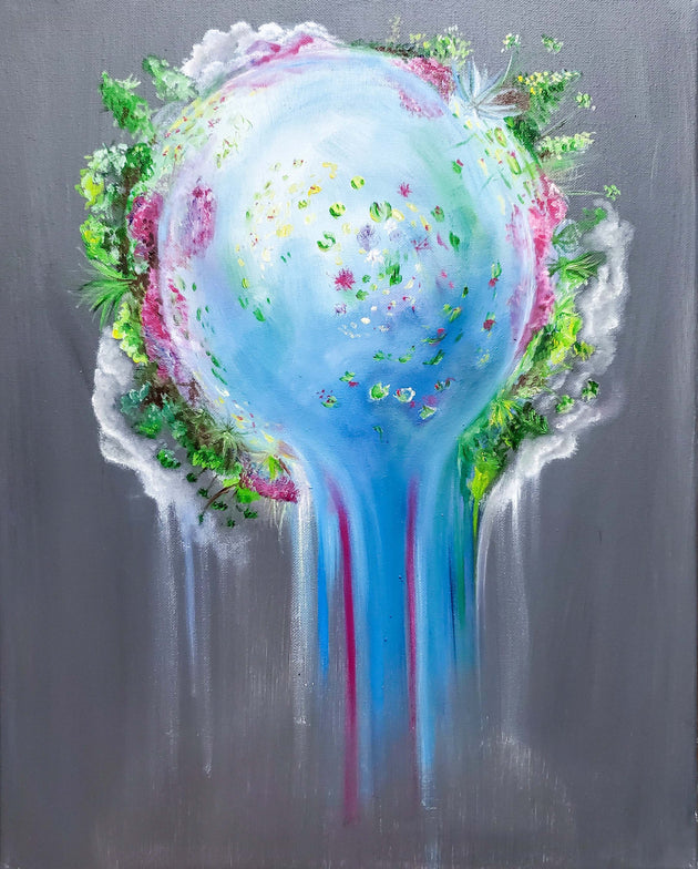 "Dripping World" by Megan Najera $360