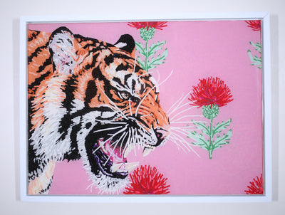 "Tiger and Thistle" by Chance Foreman $500